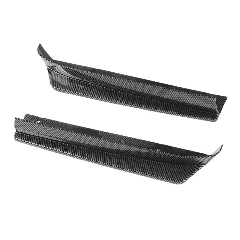 2 PCs Heck-Stoßfänger-Röcke Splitter, Linke Rechte Leichte Auto Heck-Stoßfänger Lippensplitter, ABS-Stoßfänger Seitenrockspoiler-Splitter Ersatz für WRX STI VA 2015-2021 (Kohlefaser-Stil) von Xiuganpo