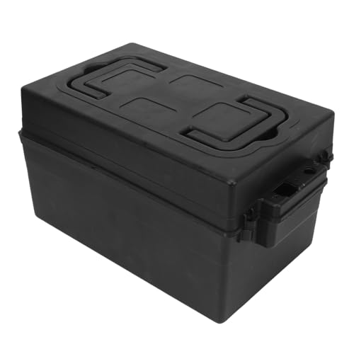 Tragbarer, Langlebiger Batteriekasten aus Kunststoff Aufbewahrungsbox für Motorradbatterien aus Metall mit Guter Abdichtung wasserdichte Batteriebox für den Außenbereich für von Xiuganpo