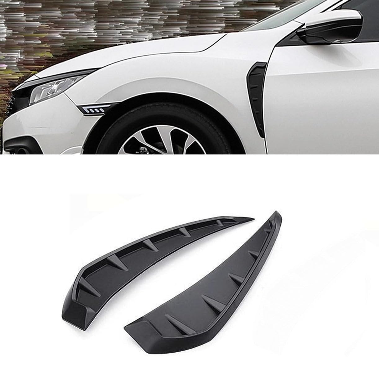 Auto Hinten Seite Fenster Jalousien Lamellen Spoiler Dekoration Abdeckung Für Mitsubishi Outlander ASX Eclipse Cross Lancer, Außen Zubehör Styling Auto Spoiler HeckflüGel Auto Hinten Seite Fenster Jalousien Lamellen Spoiler Dekoration Abdeckung Für Mitsubishi Outlander ASX Eclipse Cross Lancer, Außen Zubehör Styling Auto Spoiler HeckflüGel von Xjjhyl