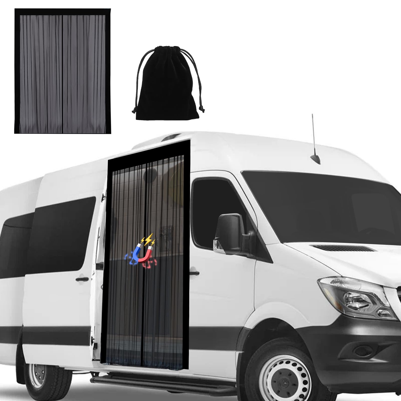 Xlabor Moskitonetz Magnetisch Schiebetür Heckklappe Insektenschutz für Mercedes-Benz Sprinter, VW Crafter T5 T6 T7 Vans und andere Camper 165 x 165 cm Xlabor Moskitonetz Magnetisch Schiebetür Heckklappe Insektenschutz für Mercedes-Benz Sprinter, VW Crafter T5 T6 T7 Vans und andere Camper 165 x 165 cm von Xlabor