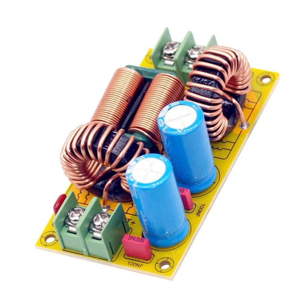 Xptieeck 20A DC LC Filter Elektromagnetischer Interferenzfilter EMC FCC Hochfrequenz-Leistungsfilterung für 12V 24V 48V Auto Xptieeck 20A DC LC Filter Elektromagnetischer Interferenzfilter EMC FCC Hochfrequenz-Leistungsfilterung für 12V 24V 48V Auto von Xptieeck