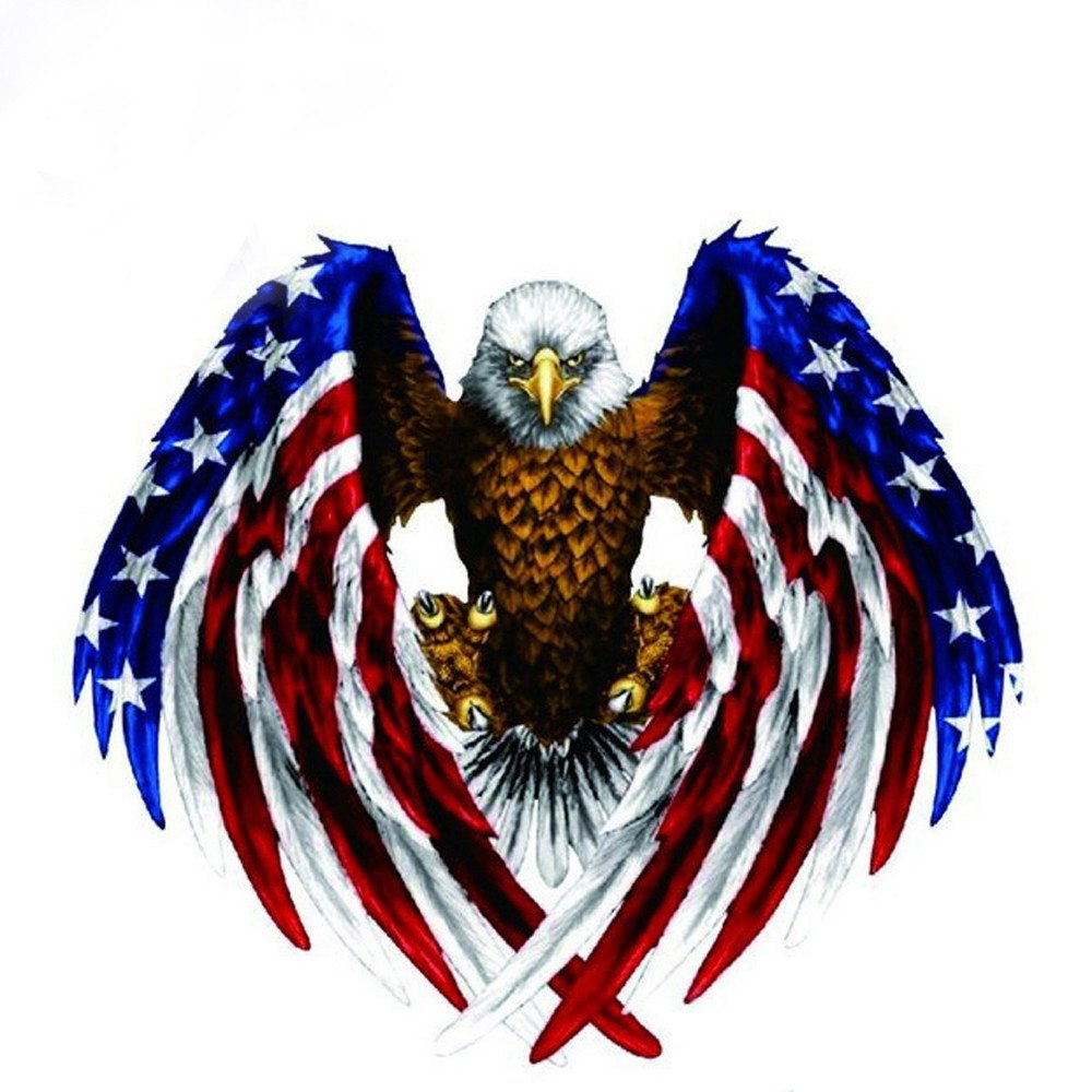 Xtahdge Aufkleber Aufkleber Auto Motorrad Eagle USA Flagge von Xtahdge