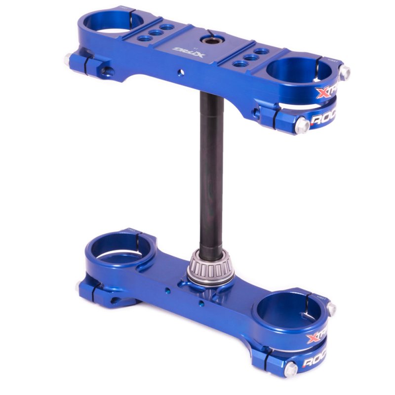 Xtrig Gabelbrücken-Kit ROCS Tech Offset 22 blau 40704003 50 mini... von Xtrig