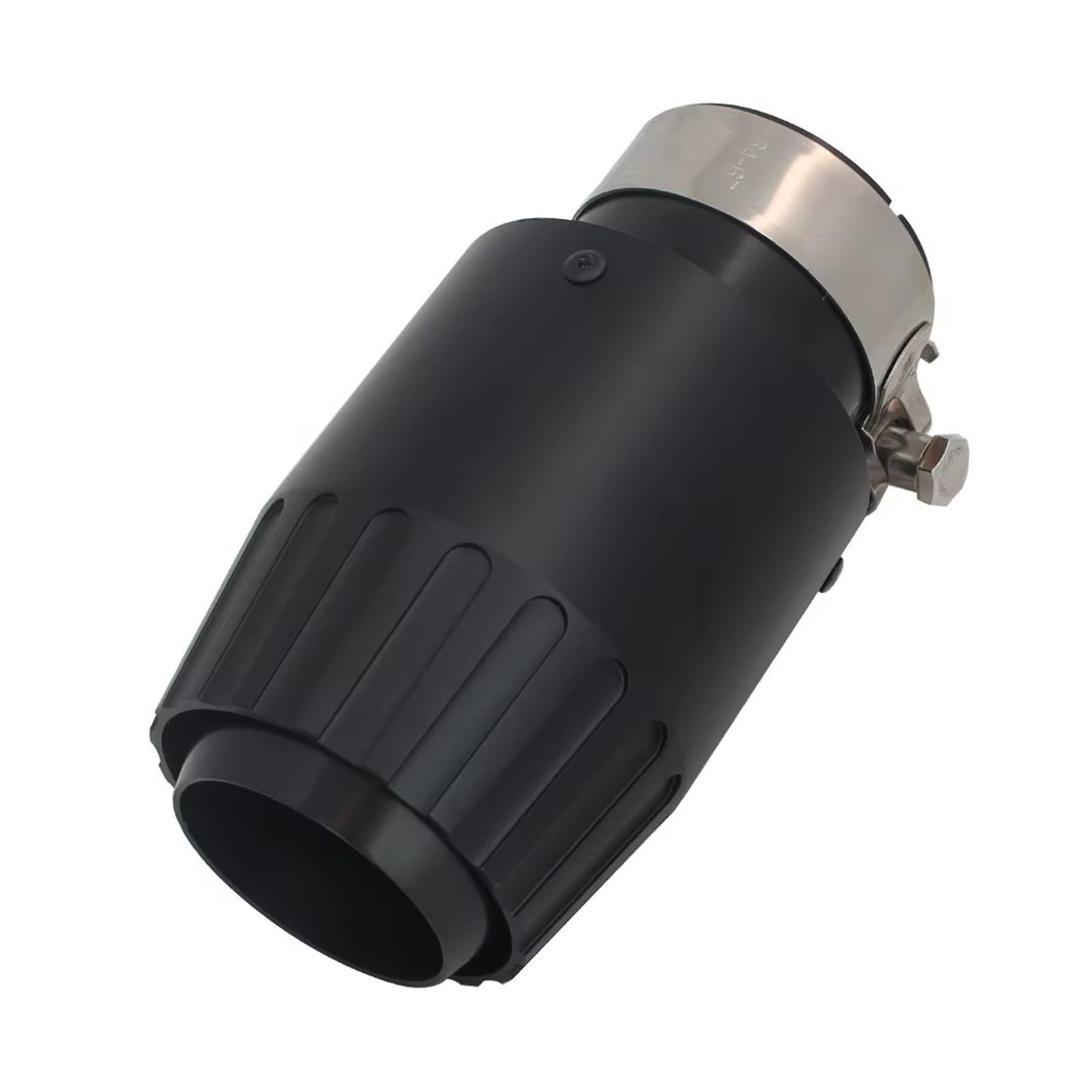 Endschalldämpfer Auspuffendrohr 1 Stück Auto Aluminium Auspuffrohr Schalldämpfer Spitze Universal Schwarz Schalldämpfer Ende Dekoration Mehrere Größe(51mm-76mm) von XuYingBhd