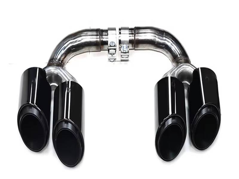 Endschalldämpfer Auspuffendrohr Auto-Endrohr Auspuff Vier Outlet Edelstahl Endrohr Schalldämpfer System Für VW Für Touareg 2019 2020 2021 2022 2023 2024(Gasoline Triple 2.0T) von XuYingBhd