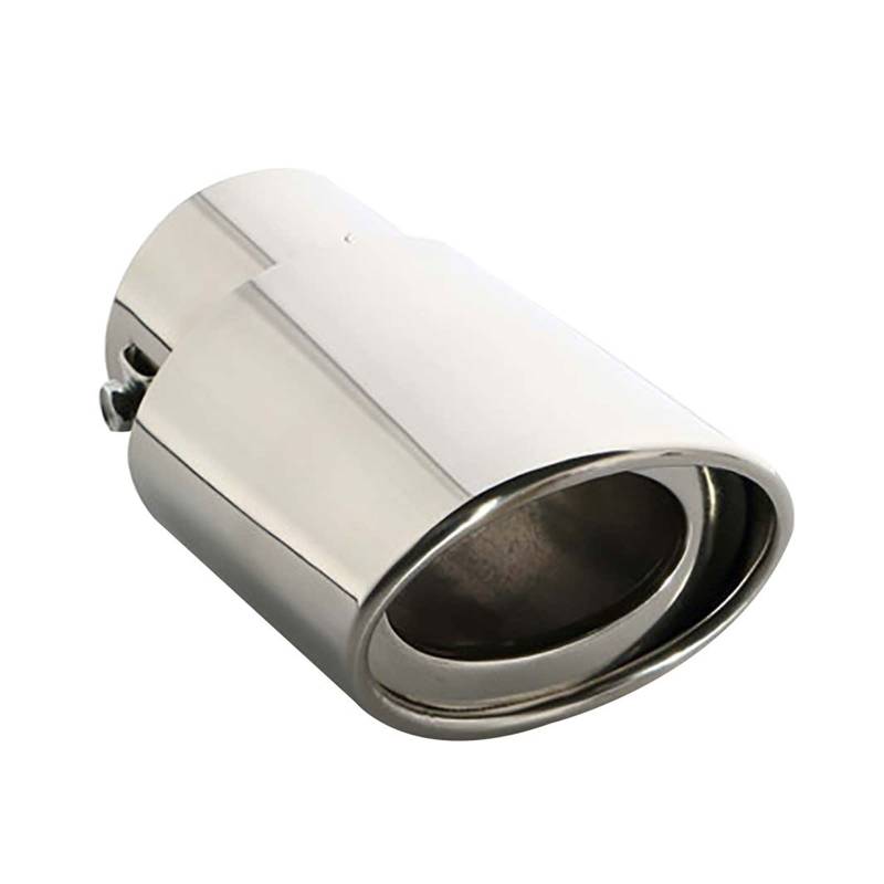 Endschalldämpfer Auspuffendrohr Universal Edelstahl Auto Fahrzeug Hinten Runde Auspuffrohr Schwanz Schalldämpfer Spitze Chrom Throat Auspuff System(Straight) von XuYingBhd