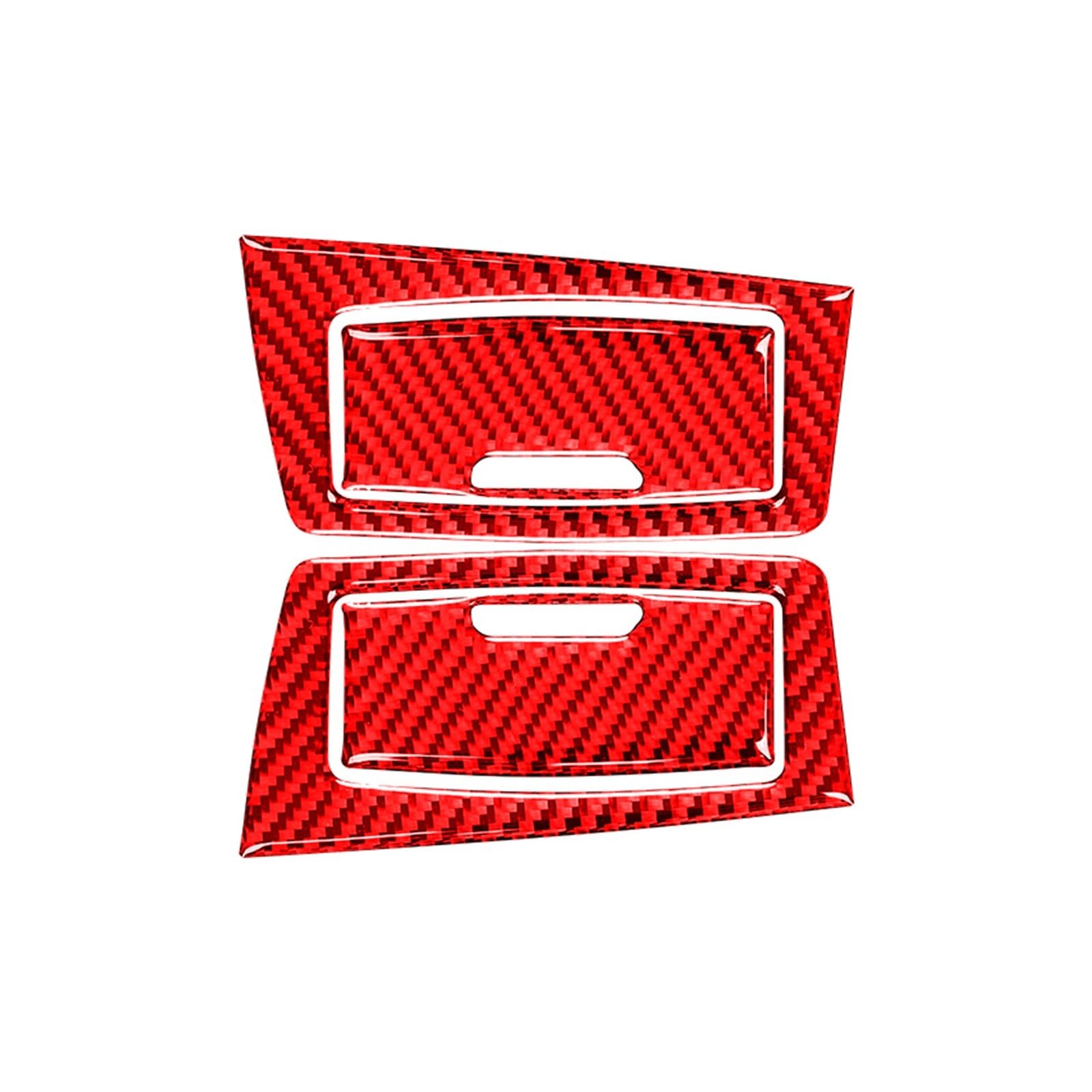 Innenverkleidung Schaltblende Für 3 Serie Für F30 2013 2014 2015 2016 2017 2018 Carbon Fiber Innen Auto Hinten Tür Armlehne Lagerung Box Trim Abdeckung Rahmen Aufkleber(Red) von XuYingBhd