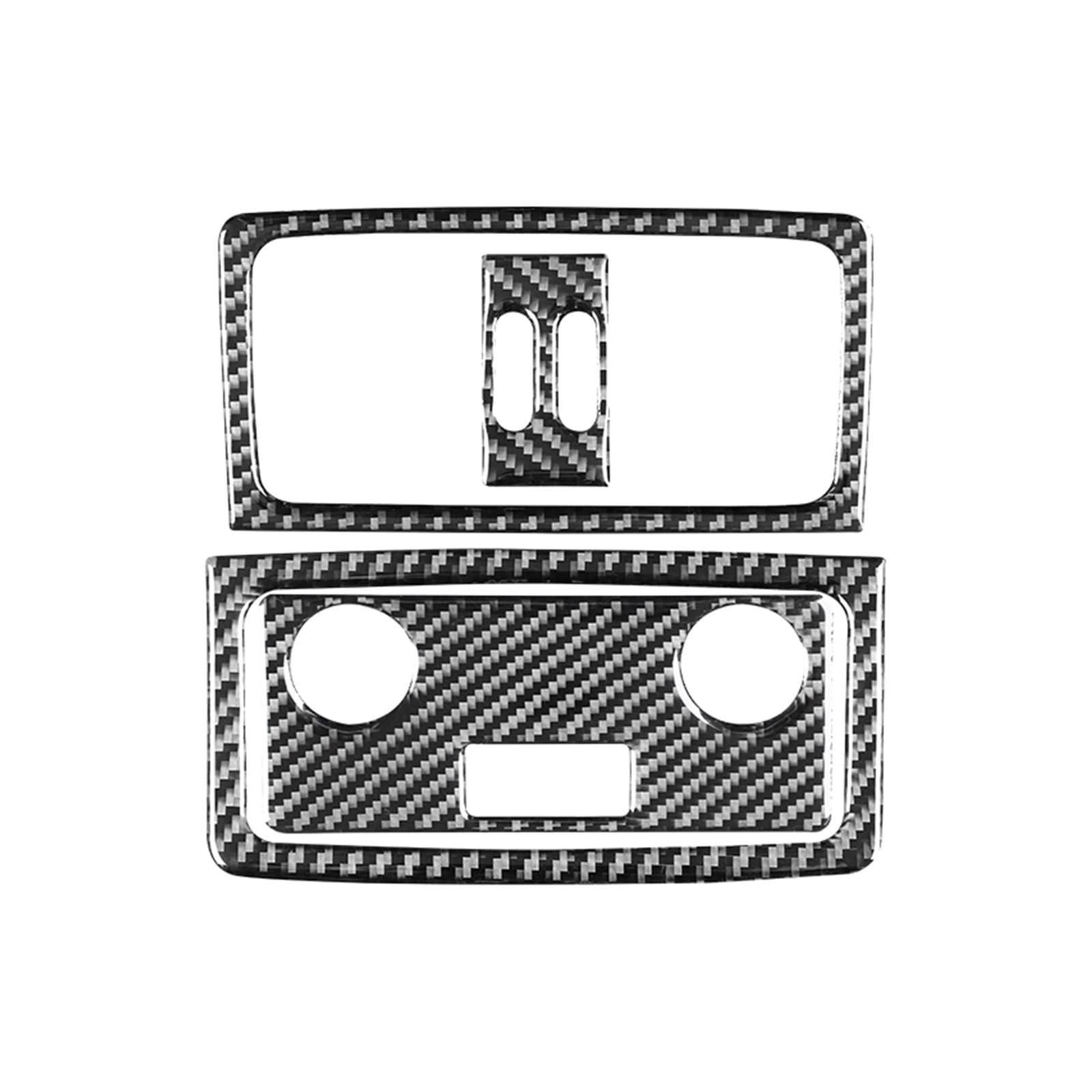 Innenverkleidung Schaltblende Für 5 Serie Für E60 2004 2005 2006 2007 2008 2009 2010 Auto Innen Auto Hinten Auspuff Vent Panel Trim Rahmen Abdeckung Dekor Aufkleber(Style A(Black)) von XuYingBhd