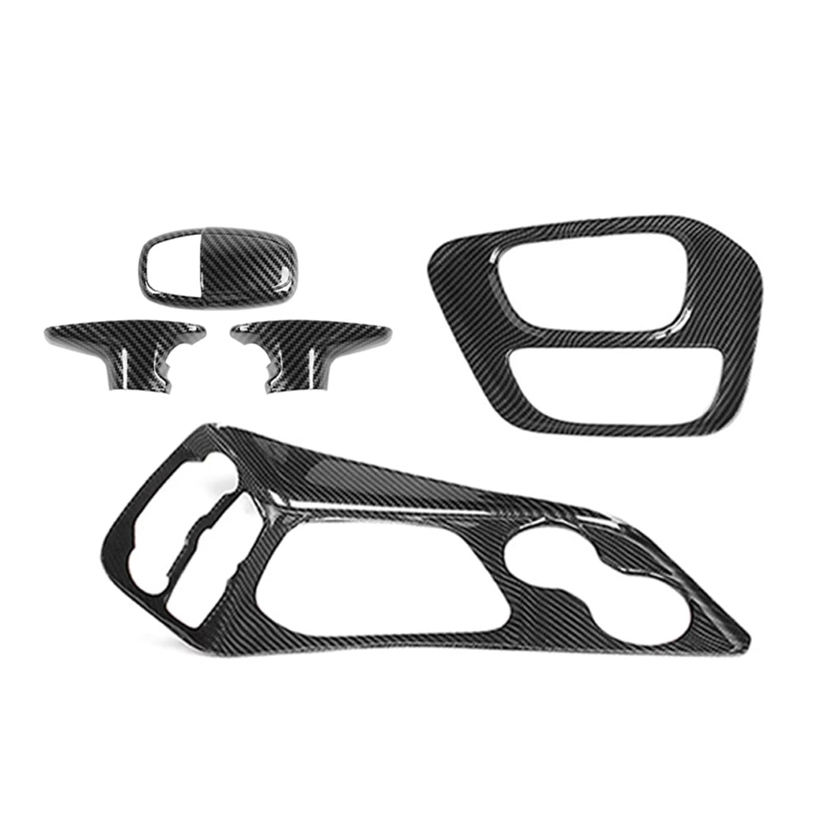 Innenverkleidung Schaltblende Für Dodge Für Challenger 2015 2016 2017 2018 2019 2020 2021 2022 Auto Interior Center Konsole Gangschaltung Griff Panel Dekoration Abdeckung Aufkleber(Style ABC) von XuYingBhd