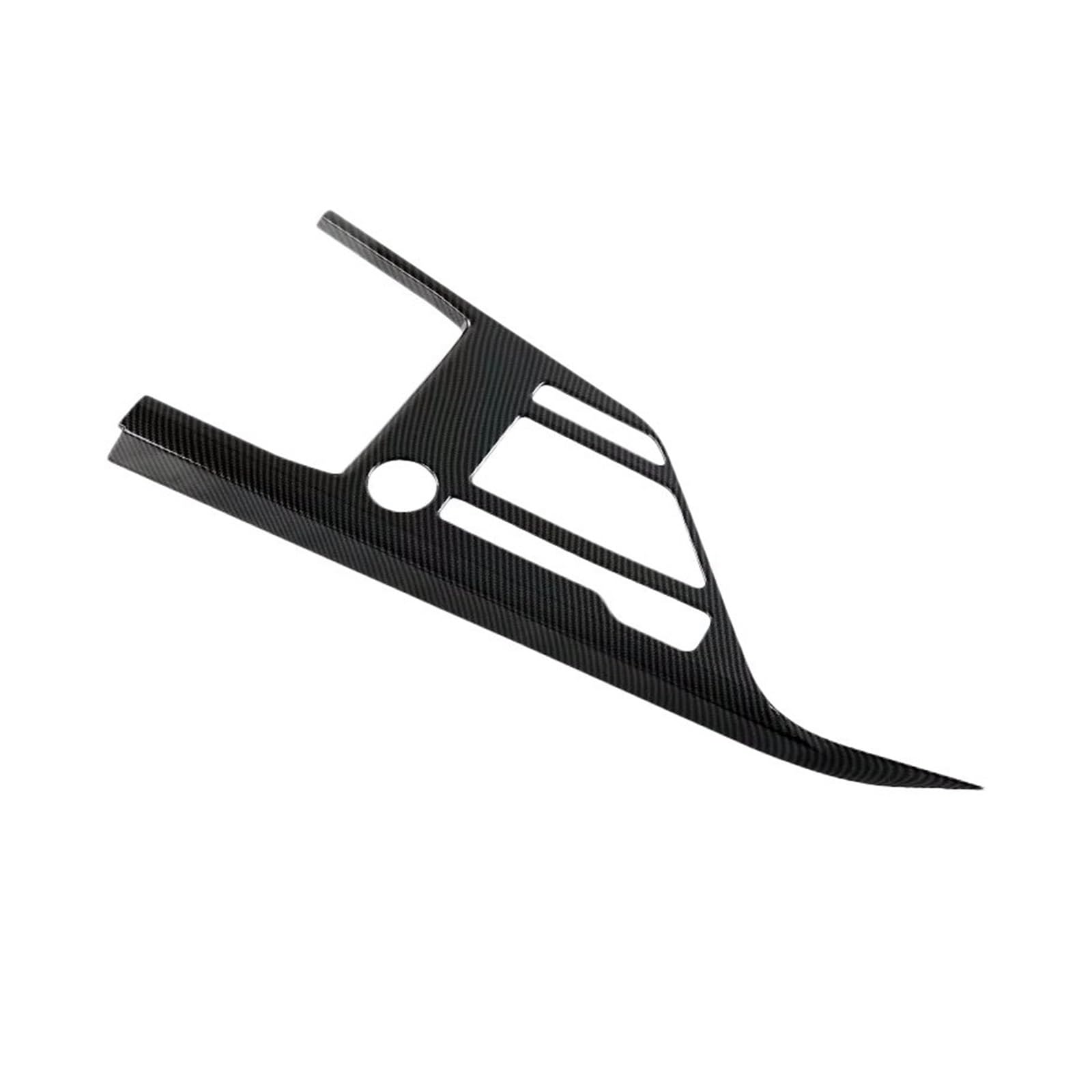 Innenverkleidung Schaltblende Für KIA Für NIRO 2022 2023 ABS Carbon Fiber Center Konsole Getriebe Armlehne Box Panel Abdeckung Trim Dekoration Aufkleber Zubehör(Gear Shift Panel 1) von XuYingBhd