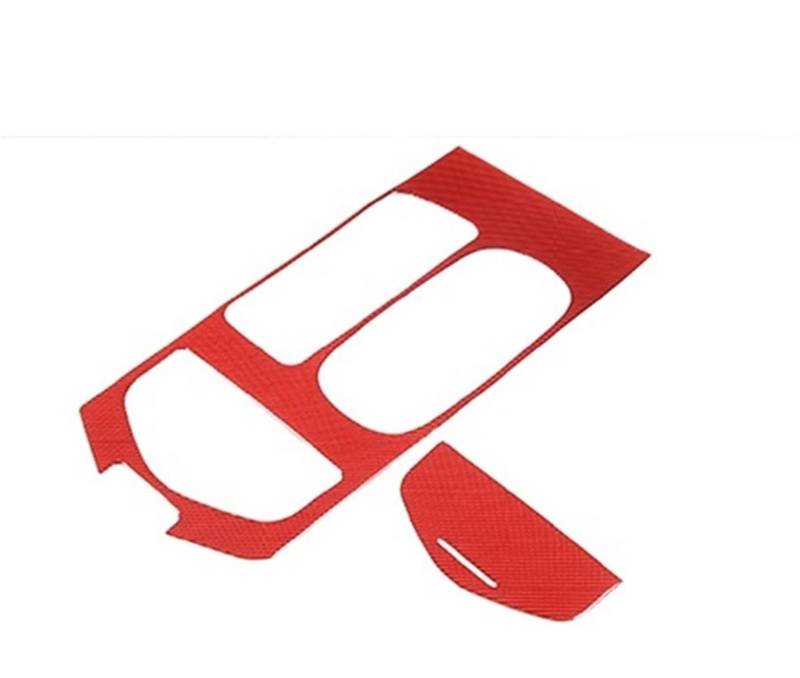 Innenverkleidung Schaltblende Für Maserati Für Ghibli 2014 2015 2016 2017 2018 2019 2020 2021 2022 Weiche Carbon Faser Mittelkonsole Armaturenbrett Armlehne Panel Trim Aufkleber(Style 6) von XuYingBhd