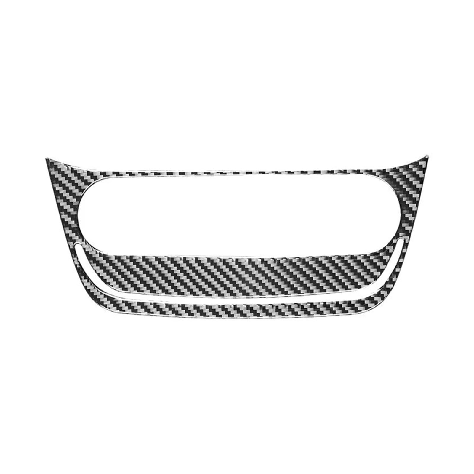 Innenverkleidung Schaltblende Für Nissan Für Sentra 2016 2017 2018 2019 Carbon Fiber Innen Zentrale Steuerung Klimaanlage Schalter Knob Panel Rahmen Dekoration Aufkleber(Black) von XuYingBhd