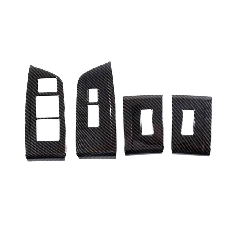 Innenverkleidung Schaltblende Für Pilot 2015 2016 2017 2018 2019 2020 2021 2022 Auto Innen Auto Fenster Glas Lift-Taste Schalter Rahmen Tür Armlehne Panel Dekor Abdeckung Trim(Carbon Fiber) von XuYingBhd
