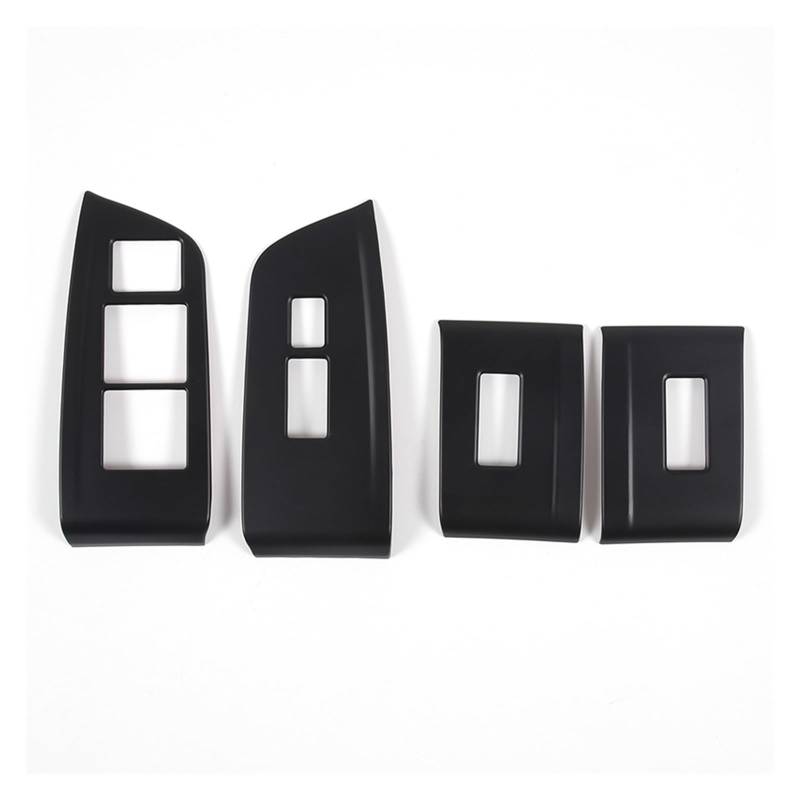 Innenverkleidung Schaltblende Für Pilot 2015 2016 2017 2018 2019 2020 2021 2022 Auto Innen Auto Fenster Glas Lift-Taste Schalter Rahmen Tür Armlehne Panel Dekor Abdeckung Trim(Matte Black) von XuYingBhd