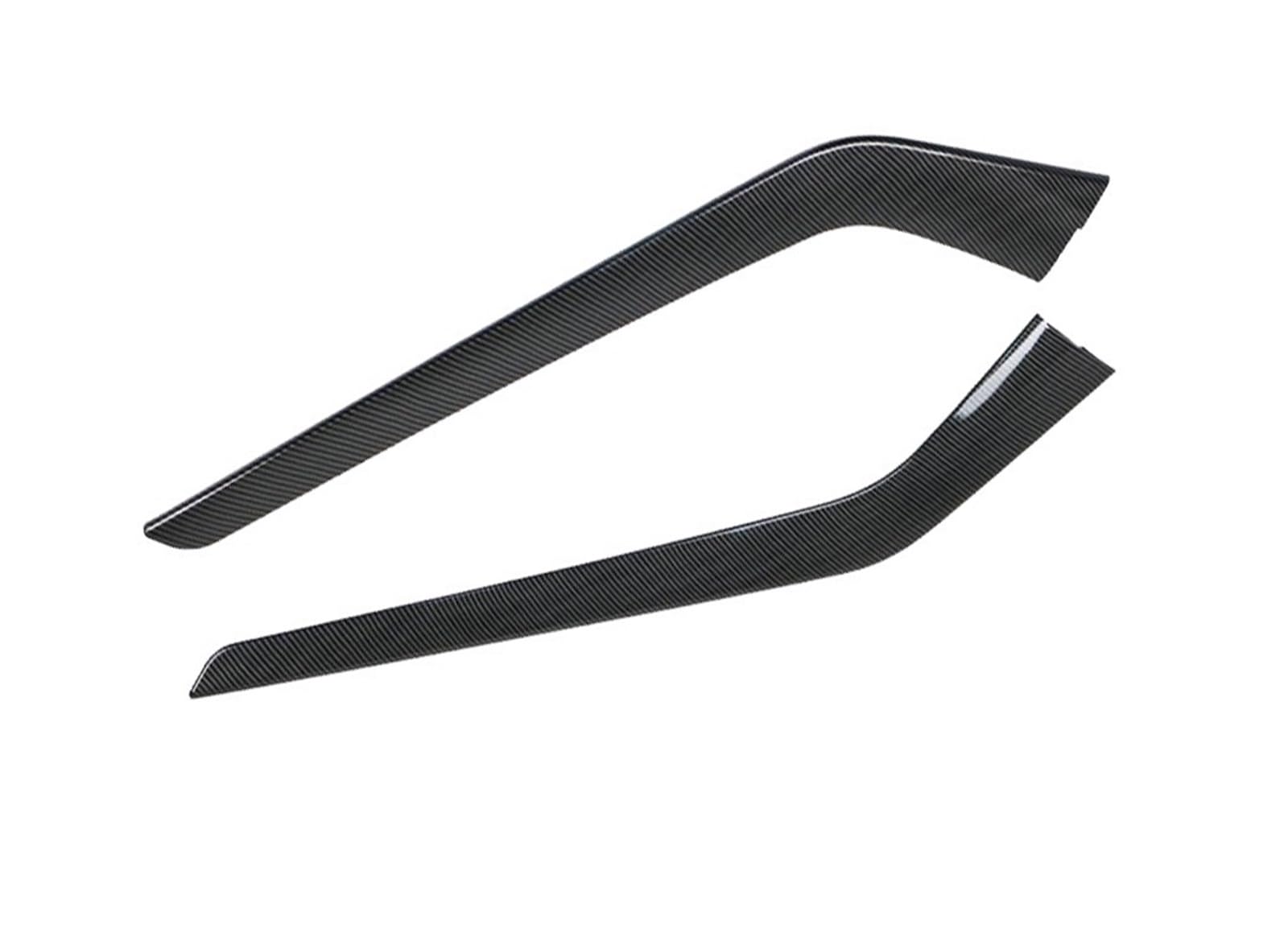 Innenverkleidung Schaltblende Für Tesla Für Modell Für Y Für Modell 3 Glänzend ABS Carbon Faser Muster Center Console Dashboard Abdeckung Türschloss Schalter Trim Anzug Kit(Console Side Cover) von XuYingBhd