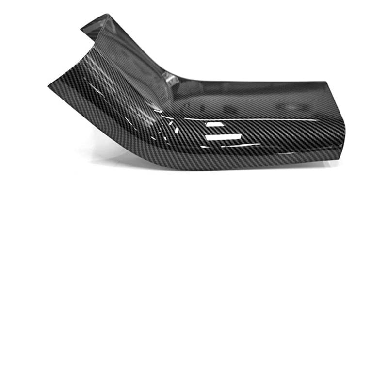 Innenverkleidung Schaltblende Für Tesla Für Modell Für Y Für Modell 3 Glänzend ABS Carbon Faser Muster Center Console Dashboard Abdeckung Türschloss Schalter Trim Anzug Kit(Rear Anti-Kick Cover) von XuYingBhd