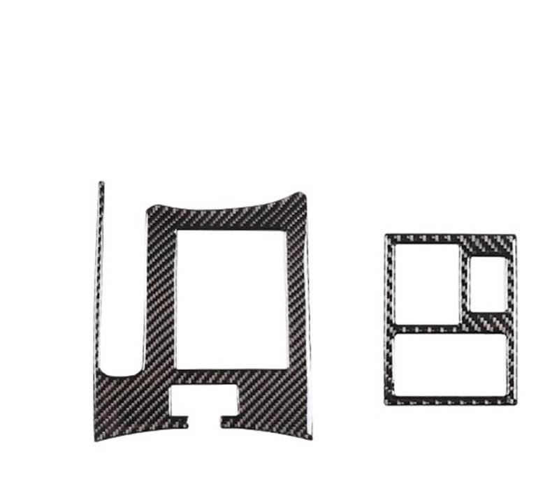 Innenverkleidung Schaltblende Für Toyota Für RAV4 2006 2007 2008 2009 2010 2011 2012 Weiche Carbon Faser Auto Zentrale Steuerung Inner Griff Panel Innen Aufkleber Modifikation(27) von XuYingBhd