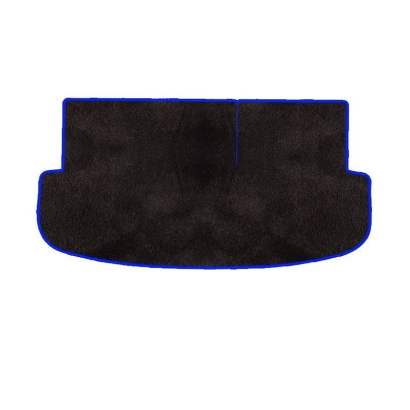 Kofferraumwanne Für Forthing Für Yacht Für DFSK Für Forthing 4 U-Tour 2022~2025 Anti-schmutzige Pads Boot Cargo Liner Teppiche Auto Hinten Stamm Matten Auto Kofferraummatten(Flannel Blue) von XuYingBhd
