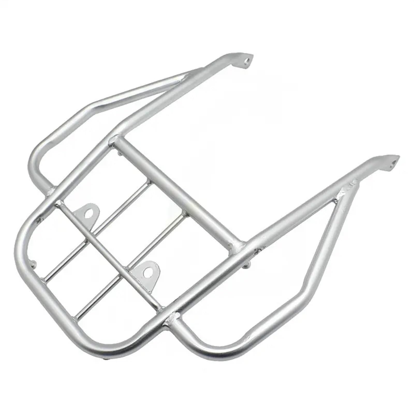 Motorrad Gepäckträger Für CRM250 Motorrad Metall Hinten Sitz Gepäck Regal Rack Armlehne Unterstützung Fracht Regal Satteltasche Halterung Unterstützung Regal Hinten(Silver) von XuYingBhd