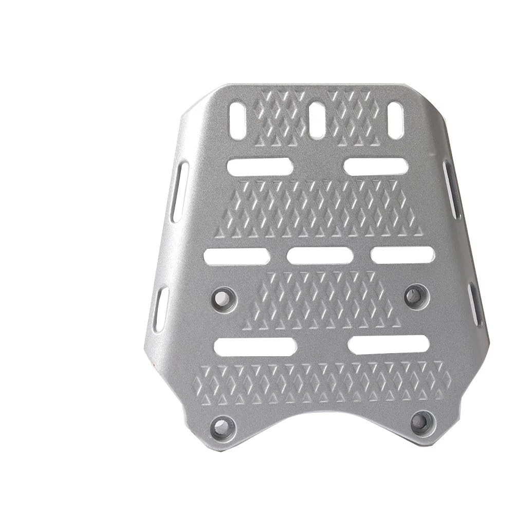 Motorrad Gepäckträger Für PCX160 Für PCX 160 2021 Motorrad Zubehör Gepäckträger Gepäck Halterung Armlehne Regal Unterstützung Schwanz Box Halter Unterstützung Regal Hinten(Silver) von XuYingBhd