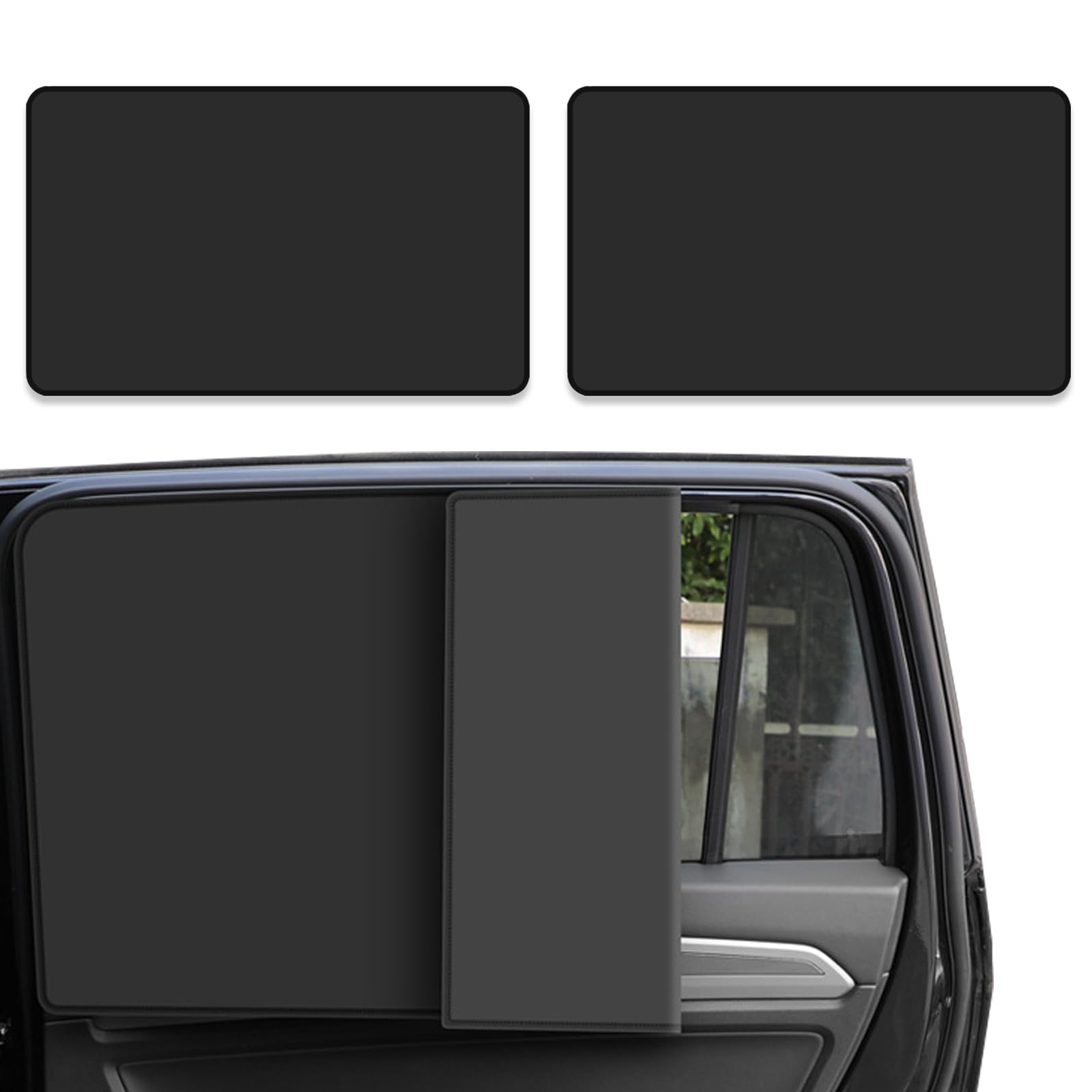 2 Stück Sonnenschutz Auto Baby, Fenster Hinten Universal Elastizitä Sonnenschutz Auto Kinder, Magnetisch für Schutz Hitzeschutz Kinder Heckscheibe für Personenkraftwagen 2 Stück Sonnenschutz Auto Baby, Fenster Hinten Universal Elastizitä Sonnenschutz Auto Kinder, Magnetisch für Schutz Hitzeschutz Kinder Heckscheibe für Personenkraftwagen von Xuigort