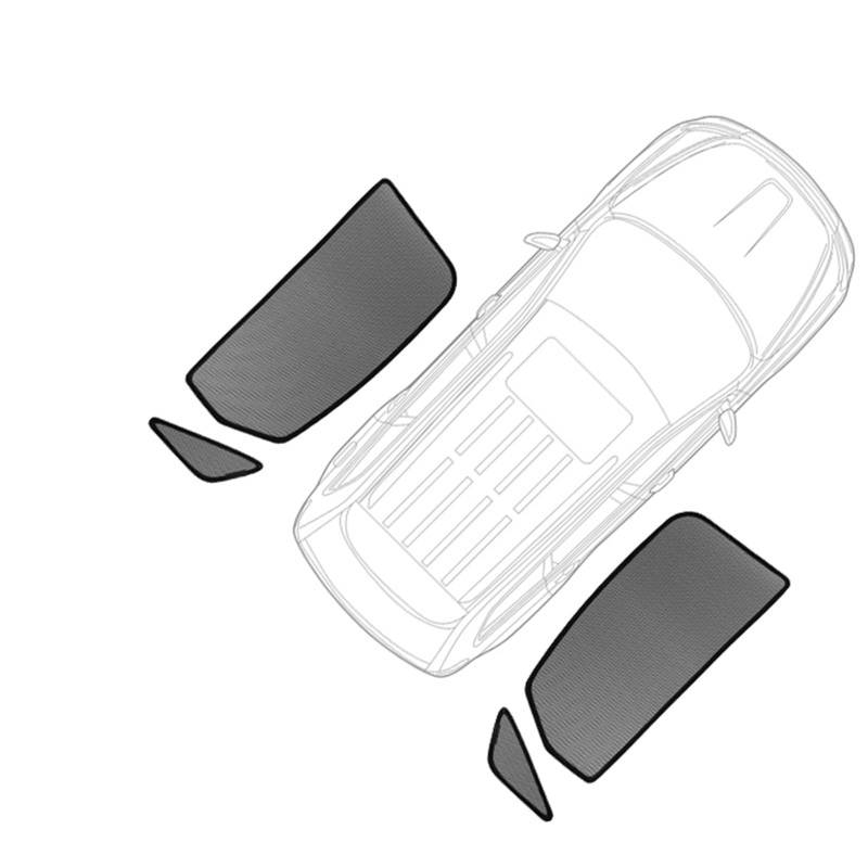 Autoscheiben Sonnenschutz Für Accord X 10th 2018 2019 2020 2021 2022 Auto Sonnenschutz Frontscheibe Fahrzeug Vorhang Seite Fenster Sonnenschutz Visier(Rear Triangular) von Xwthsch