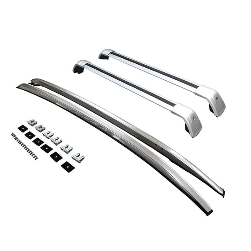 Dachträger Für Mazda CX-30 CX30 2020-2025 Schienen Bar Gepäckträger Bars Top Cross Bar Rack Rail Boxen OEM Auto Dachgepäckträger Dachgepäckträger(Silber) von Xwthsch