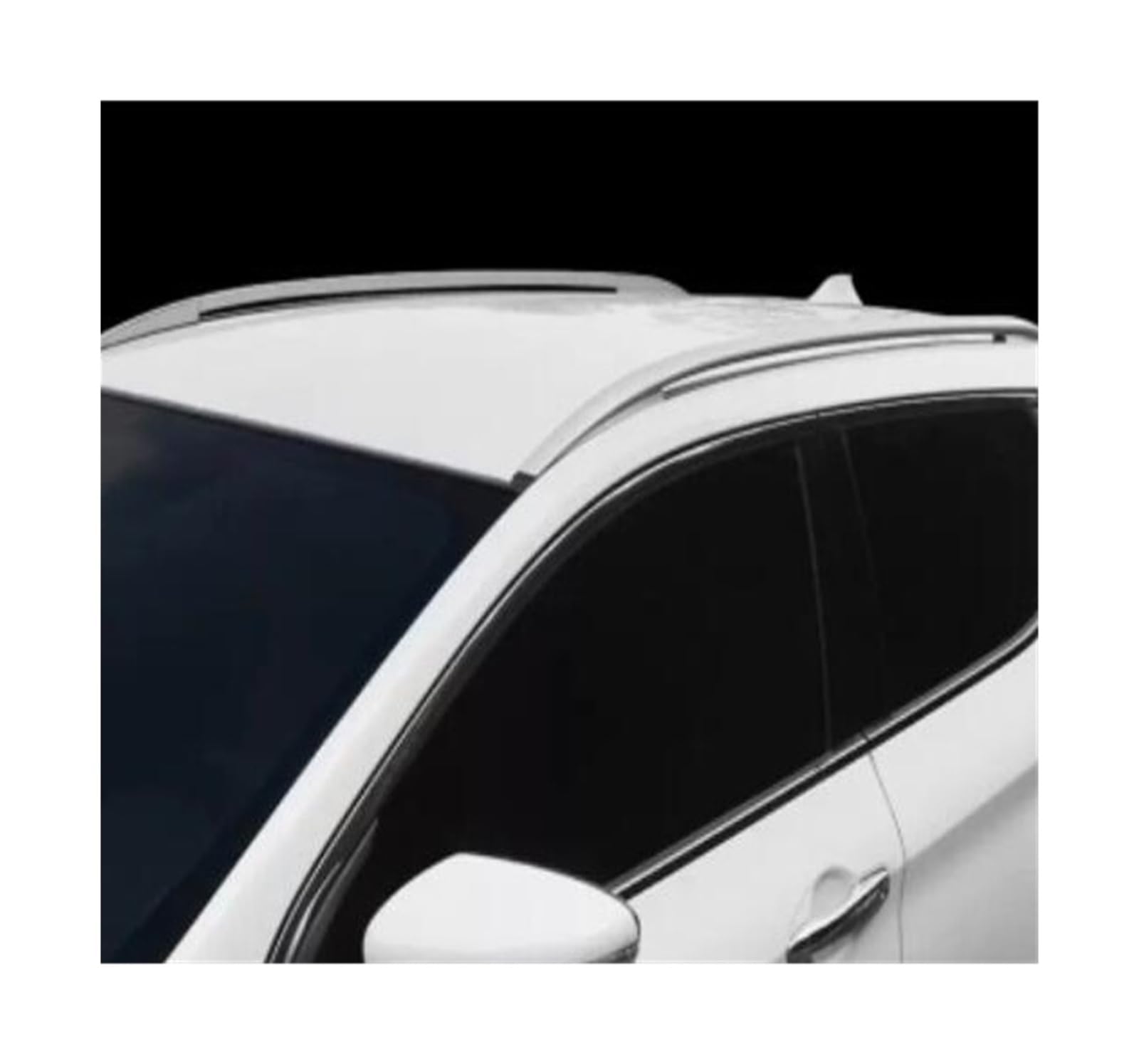 Dachträger Für Nissan Für Qashqai 2016-2021 Auto Aluminiumlegierung Dachträger Seitenschienen Bars Dachträger EIN Paar Fall Dachgepäckträger(Screw flxation) von Xwthsch
