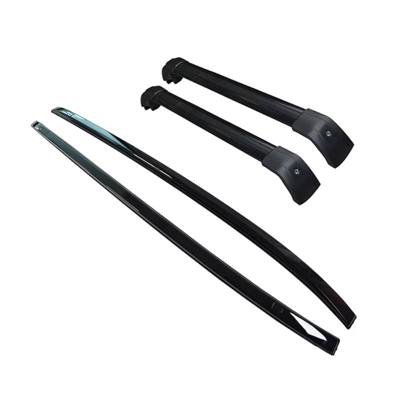 Dachträger Für Toyota Für Corolla Für Cross 2020-2025 Schienen Bar Gepäckträger Bars Top Cross Bar Rack Schienenwagen Dachträger Dachgepäckträger(A Black) von Xwthsch