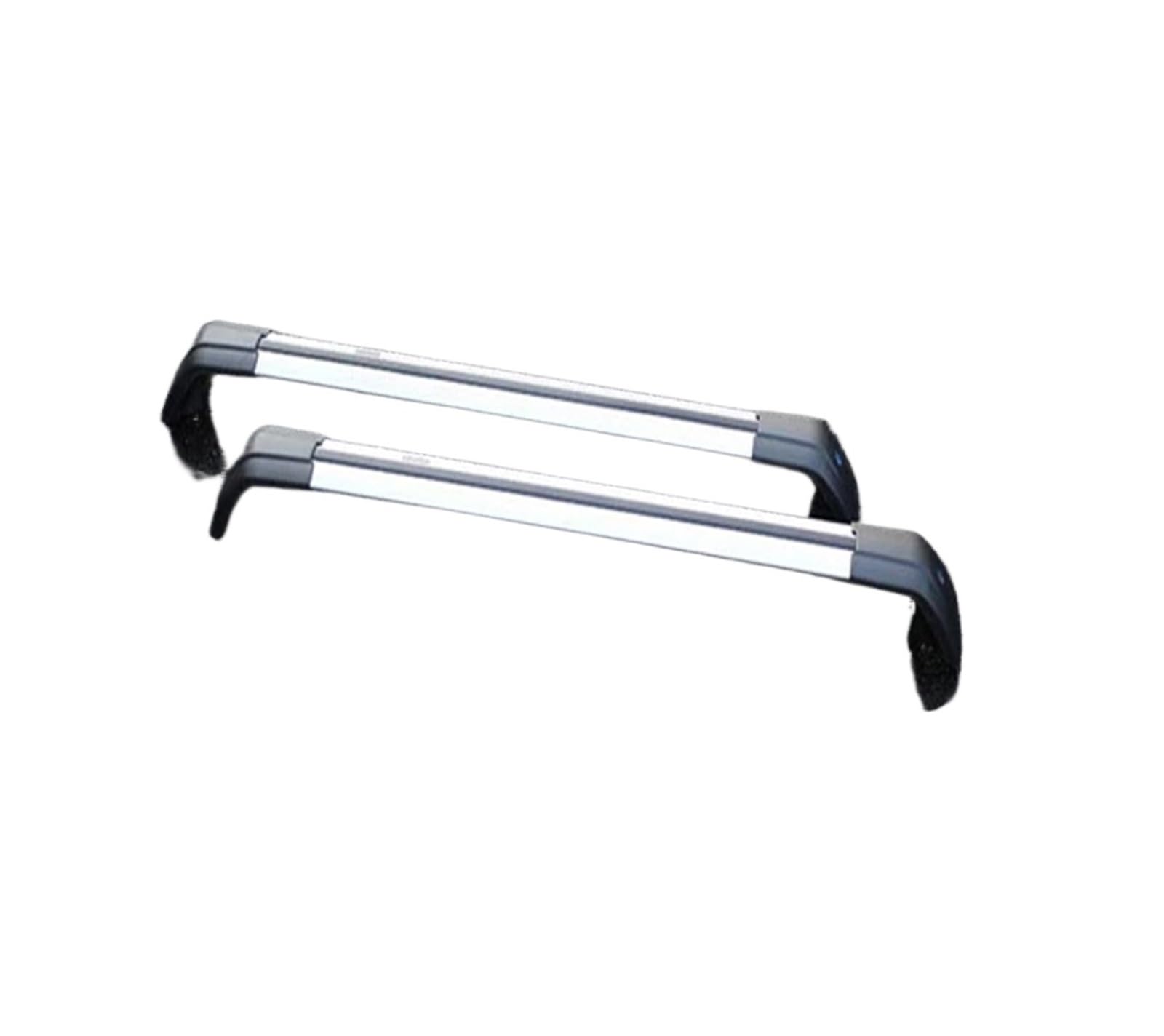 Dachträger Für Toyota Für Fortuner 2016-2025 Schienen Bar Gepäckträger Bars Top Rack Schiene Boxen Dach Rack Cross Bar Dachgepäckträger(Silver Black) von Xwthsch