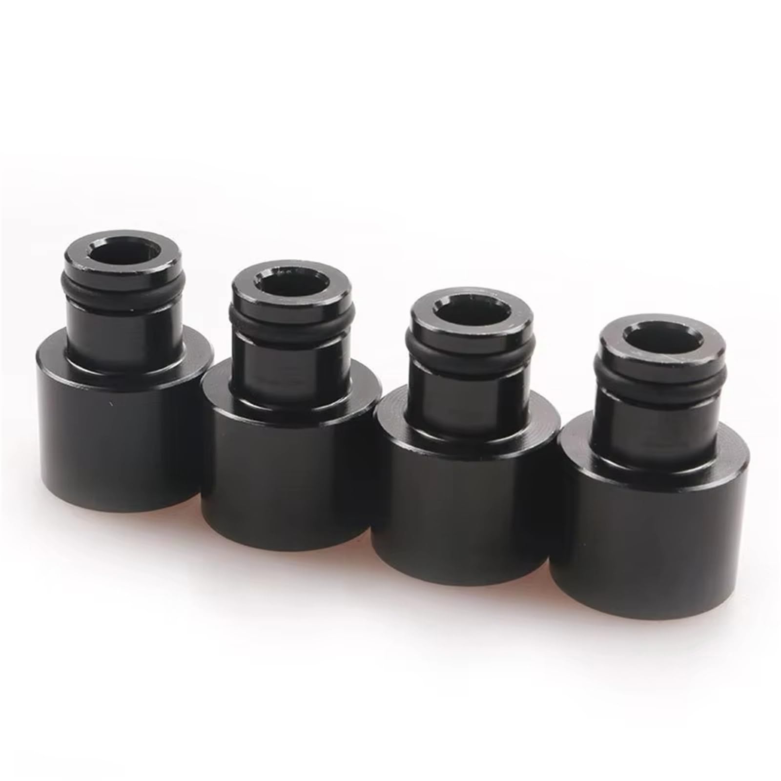 Einspritzdüse Für Civic Für Integra B/D Für Serie B16 B18 D16Z D16Y 4 STÜCK Kraftstoffeinspritzer-Hut-Adapter Kraftstoffeinspritzer-Hut-Adapter Kraftstoff Injektor Düse(Schwarz) von Xwthsch
