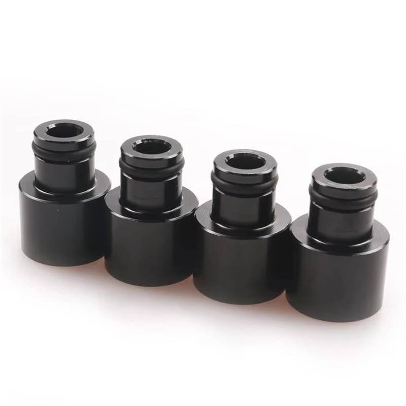 Einspritzdüse Für Civic Für Integra B/D Für Serie B16 B18 D16Z D16Y 4 Stück Kraftstoff Injektor Hut Adapter Kraftstoff Injektor Düse(Schwarz) von Xwthsch