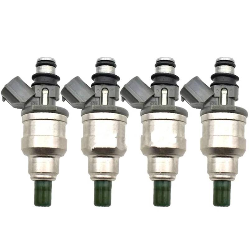 Einspritzdüse Für Mazda- 1,6 1,8 OEM 195500-2040 1955002040 4 stück Kraftstoff Injektor Düse Kraftstoff Injektor Düse von Xwthsch