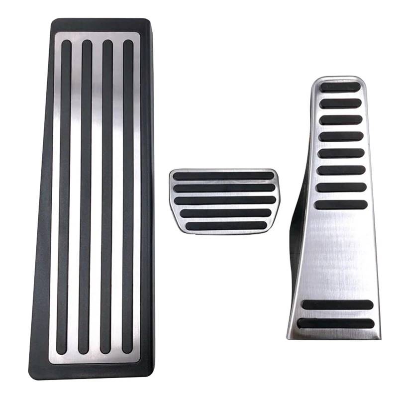 Kupplungspedal Für Volvo XC60 XC90 S90 V90 2015-2021 2022 2023 2024 Edelstahl Auto Fußstütze Pedal Gaspedal Bremspedal Abdeckung Anti-Slip Pads Pedalkappen(S90 2016-2024 3piece) von Xwthsch