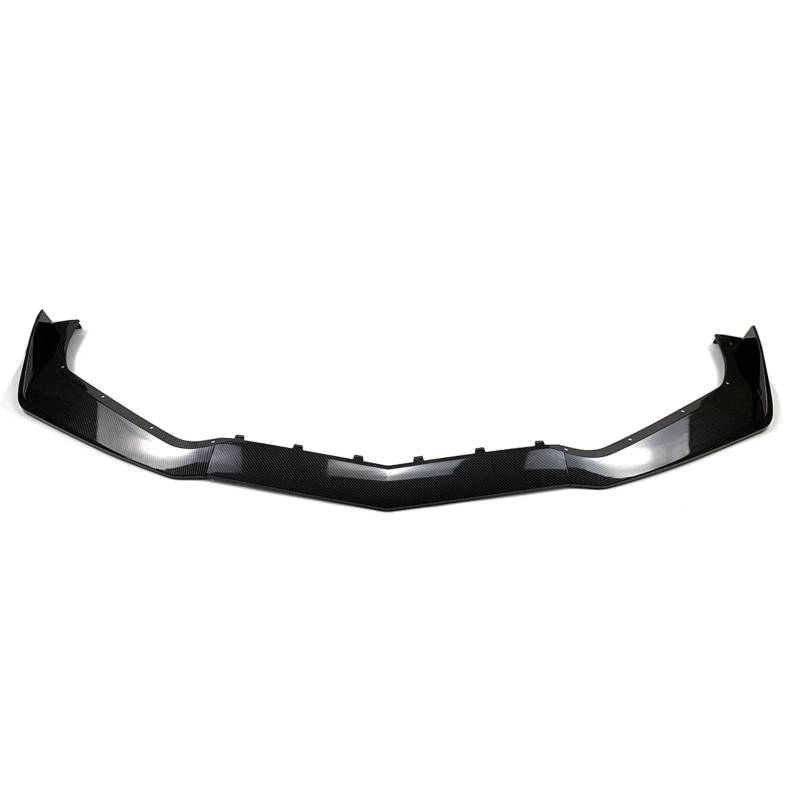 Xwthsch Auto Frontspoiler Für Chevrolet Für Corvette C7 2014-2019 Geändert Zr1 Stoßstange Splitter Diffusor Spoiler Frontschürze Lip Front Spoiler Lippe(Carbon Fiber Look) von Xwthsch