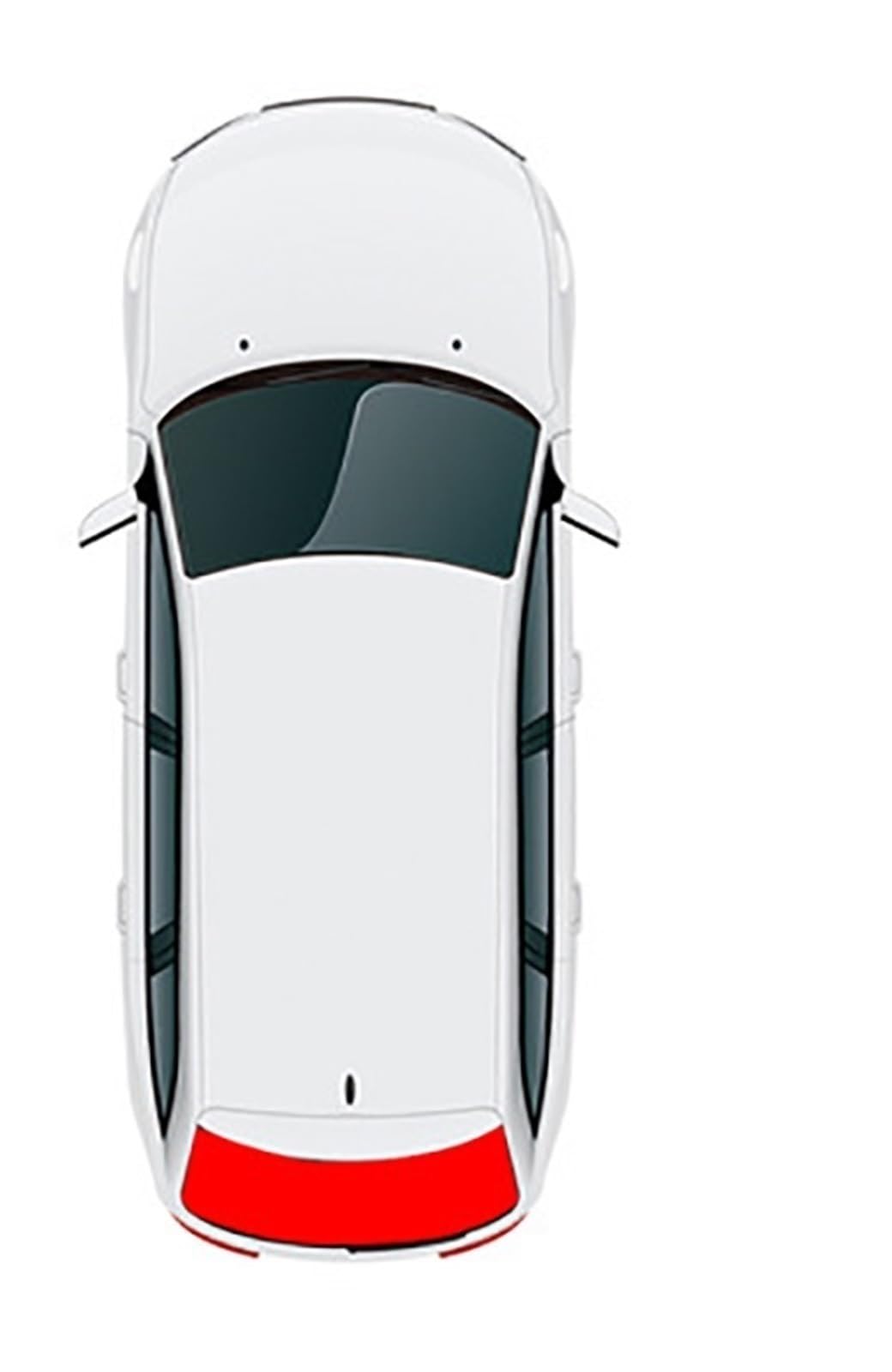 Xwthsch Autoscheiben Sonnenschutz Für Mazda 2 Hatchback Demio DJ 2014-2020 Magnetischer Auto-Sonnenschutz Frontscheibe Vorhang Hintere Seitenscheibe Sonnenschutzvisier(Rear Windshield) von Xwthsch