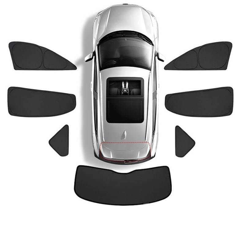 Xwthsch Autoscheiben Sonnenschutz Für Mazda CX-5 CX5 2017-2023 2018 2019 2020 Auto Windows Visier Privatsphäre Abdeckung Faltbare Vollständige Abdeckung Sonnenschirm(Rear Windows) von Xwthsch