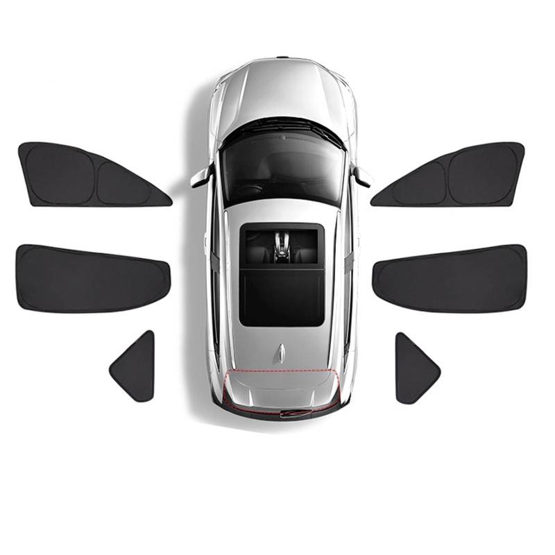 Xwthsch Autoscheiben Sonnenschutz Für Mazda CX-8 CX8 2018-2024 2020 2021 Auto Windows Visier Privatsphäre Abdeckungen Faltbare Vollständige Abdeckung Sonnenschirm(All Side Windows) von Xwthsch
