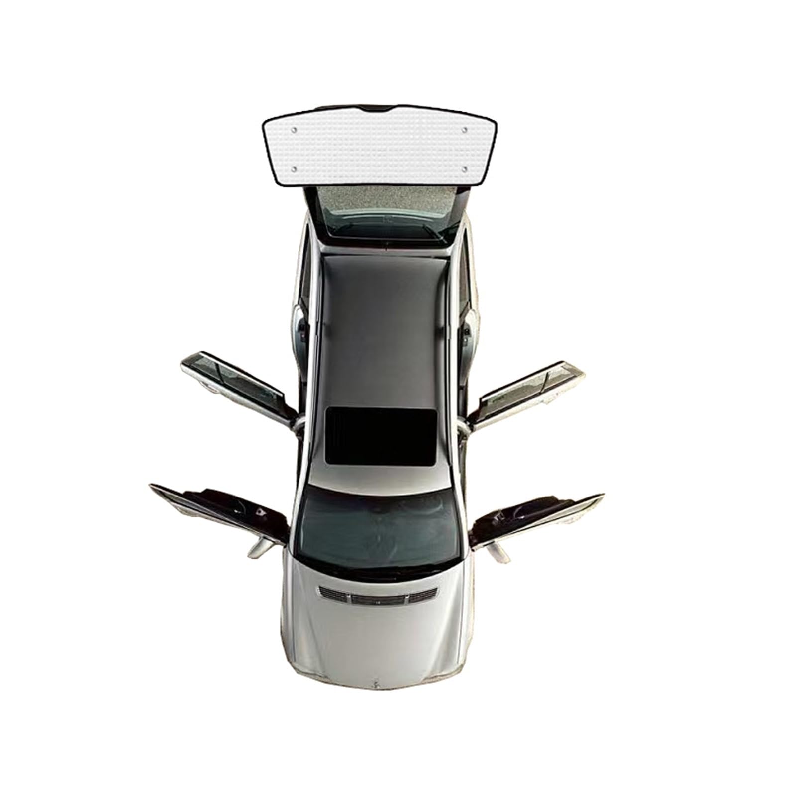 Xwthsch Autoscheiben Sonnenschutz Für Peugeot 307 2001~2011 2008 Limousine Sonnenblenden Fenster Visier Sonnenschutz Abdeckungen Volle Anti-UV Fenster Sonnenschutz(Rear Windshield) von Xwthsch