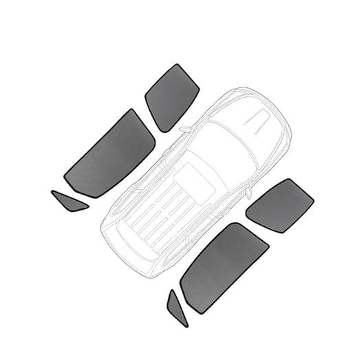 Xwthsch Autoscheiben Sonnenschutz Für Seat Für Tarraco 2019 2020 2021 2022 2023 2024 Magnetischer Frontscheibenvorhang Sonnenschutz Für Die Rückseite des Fensters(6PCS Side Windows) von Xwthsch