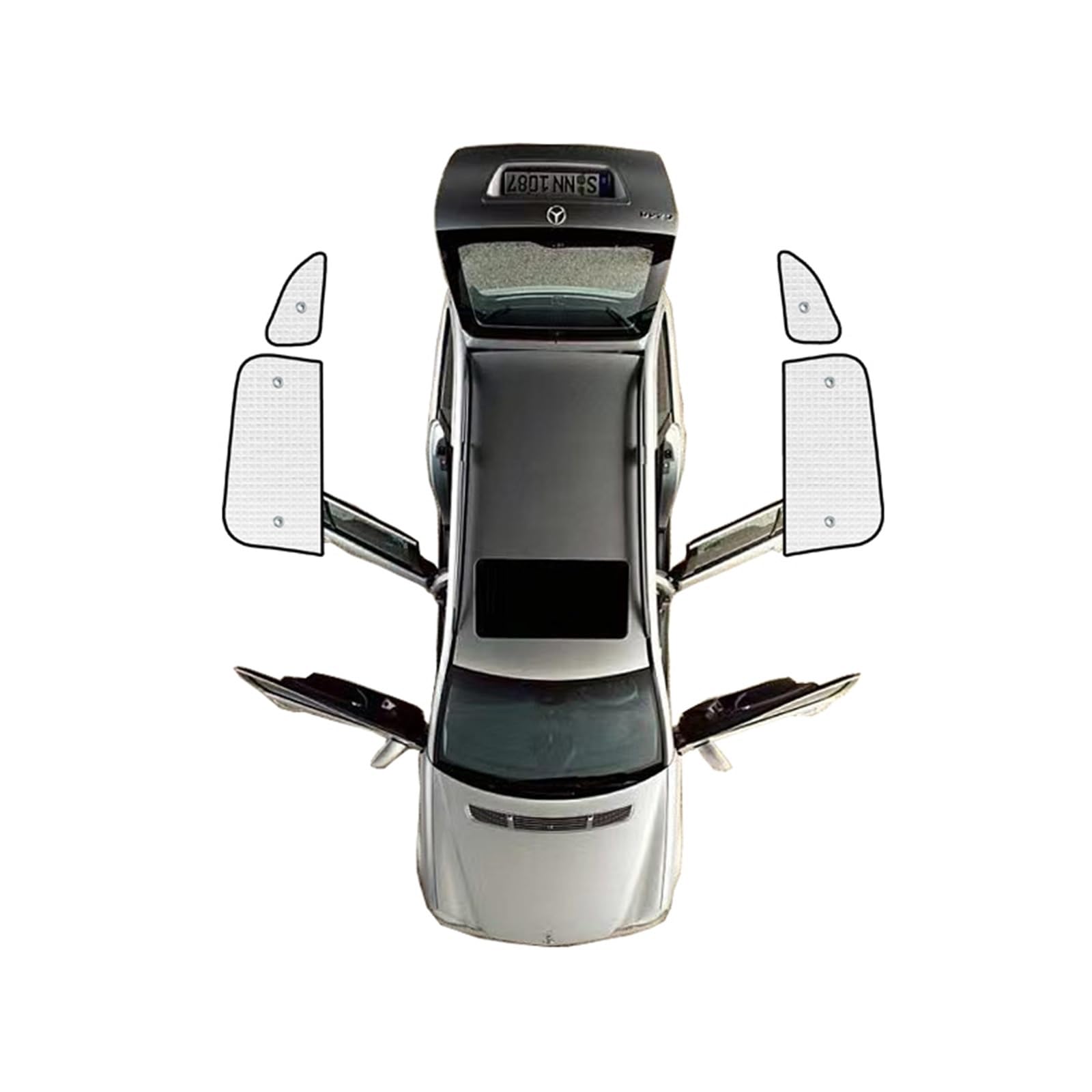 Xwthsch Autoscheiben Sonnenschutz Für Subaru Für Forester SJ 2014~2018 2016 Sonnenschutzfenster-Visier-Sonnenschutzabdeckungen Auto-Vollfenster-Sonnenschutzabdeckung(Rear Windows) von Xwthsch