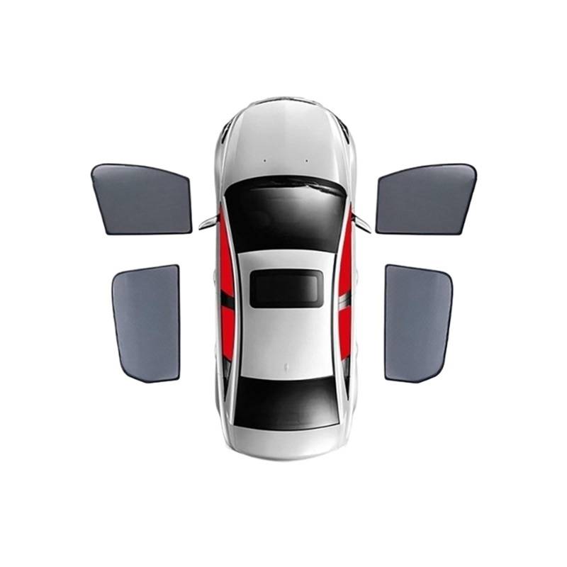 Xwthsch Autoscheiben Sonnenschutz Für X1 U11 IX1 2023 2024 2025 Magnetischer Sonnenschutz Frontscheibenvorhangabdeckung Hintere Seitenfenster Sonnenschutzvisier(4Piece Front Rear) von Xwthsch