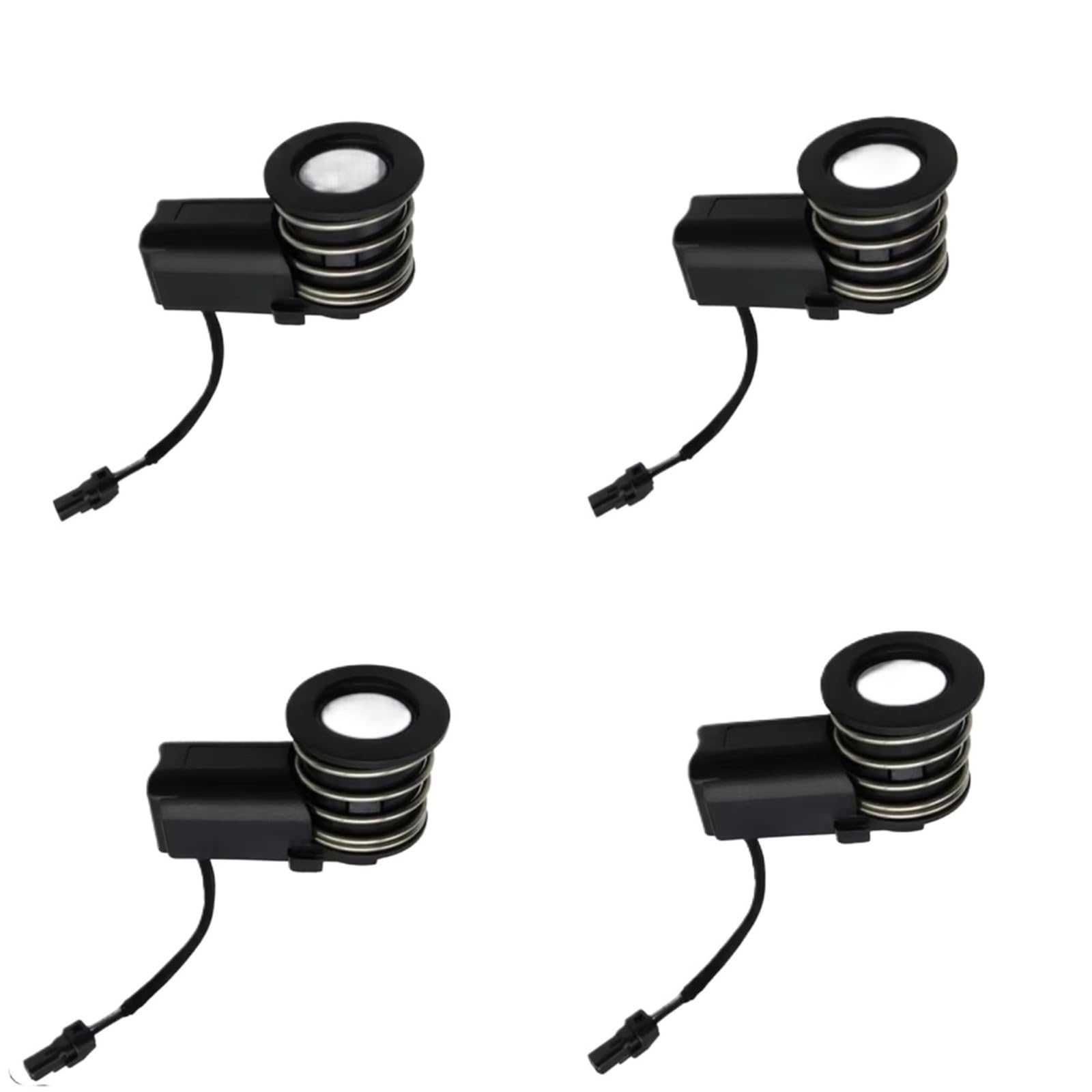 Xwthsch Sensor Einparkhilfe Für Toyota Für Yaris/Für Vitz Fließheck 2005-2013 4 Teile/los PDC 10CA0212A Parkplatz Sensor Rückfahrsensor(Weiß) von Xwthsch