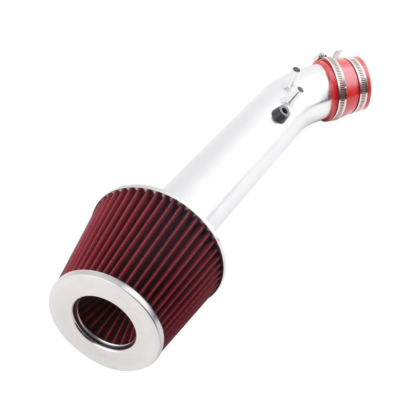 Auto Ansaugschlauch Für Civic HX EX SI 1999–2000 1.6 L4 Motorteile, Passend Für Manuelle Und Automatische Übertragung Short Ram Air Intake Kit Roter Filter Aluminium Lufteinlassschlauch von Xxiucj