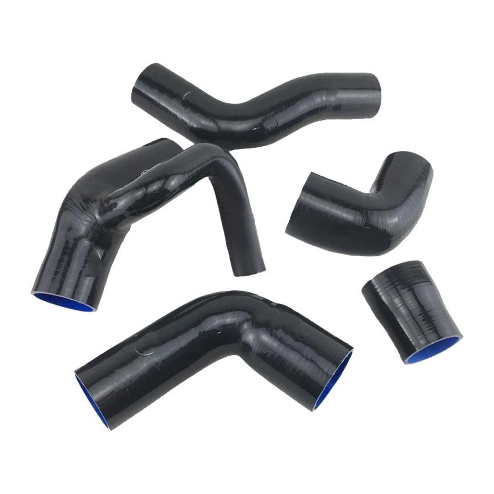 Auto Ansaugschlauch Für Volvo Für 850 T-5/T-5R 1993-1997 S70/V70 T5 2.3L (5PCS) Silikon Boost Turbo Schlauch Kit Lufteinlassschlauch(K8-157 Black) von Xxiucj