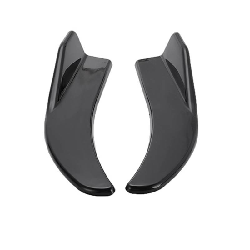 Auto Seitenschweller 1 Paar Auto Hinten Lip Trim Protector Auto Seite Rock Abdeckung Auto Ecke Stoßstange Wachen Mit Schrauben Universal Fit Auto Seite Rock(Style2 Glossy Black) von Xxiucj