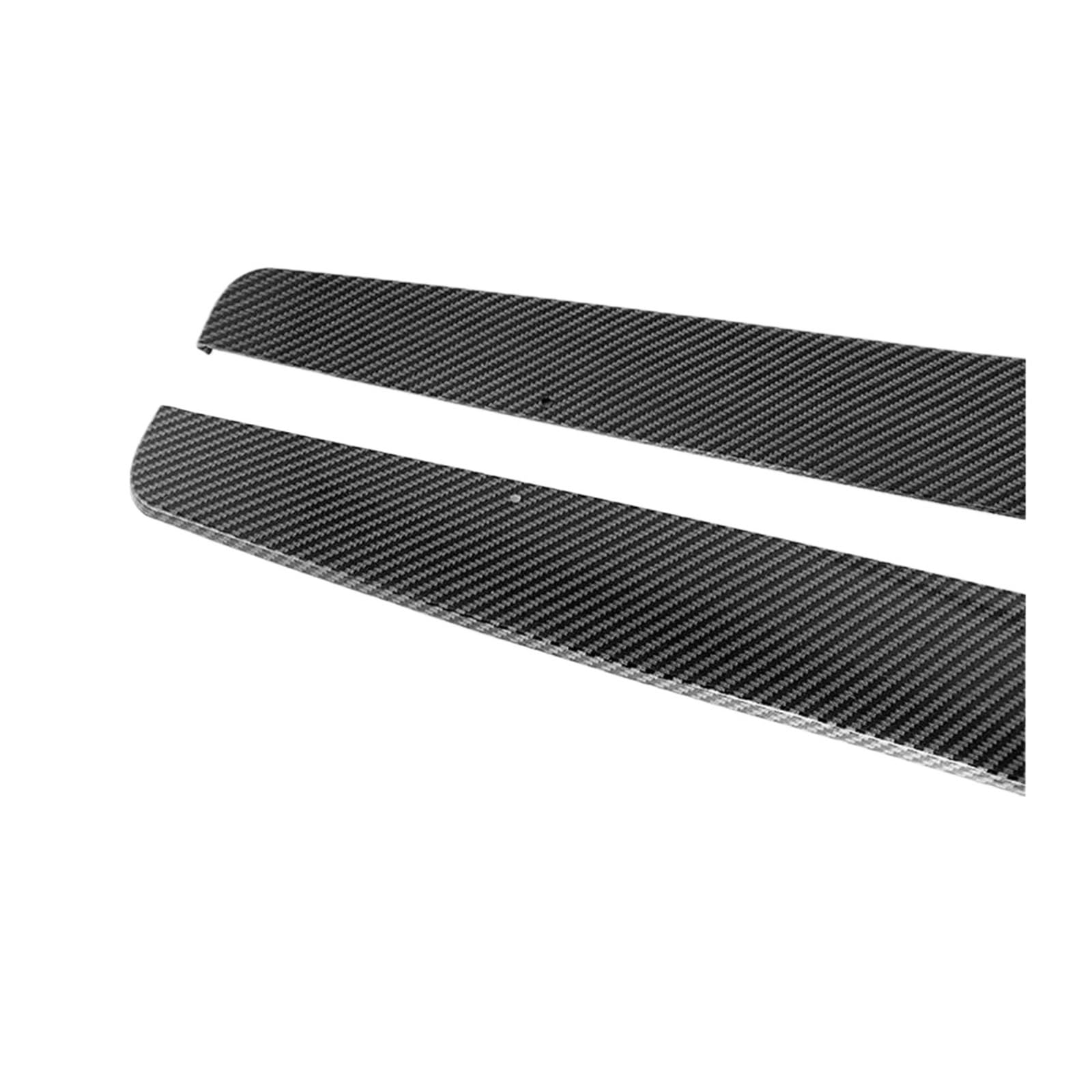 Auto Seitenschweller Für 1er Für F20 Für Schrägheck Seitenschweller Lippenverlängerung PP-Kunststoff Glänzend Schwarz/Kohlefaser Auto Seite Rock(Carbon Fiber Look) von Xxiucj