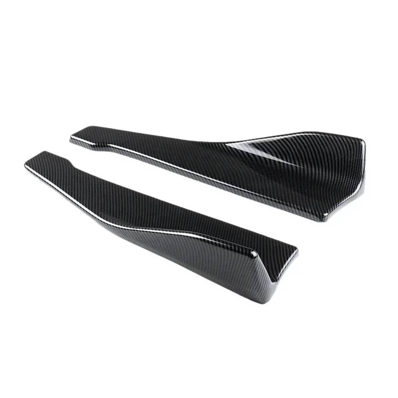 Auto Seitenschweller Für 3 Serie Für E90 E92 Für 335i 48 Cm Schürze Spoiler Seite Rock Verlängerung Body Kit Universal Auto Seite Rock(Carbon Fiber Look) von Xxiucj