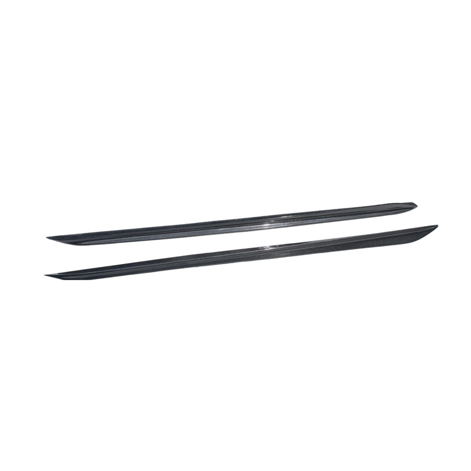 Auto Seitenschweller Für 3er Für G20 Für 318i 320i 330i 2019–2023, Glänzend Schwarz, 2 Stück/Set Seitenschwellerverlängerungen Auto Seite Rock(Carbon Fiber) von Xxiucj