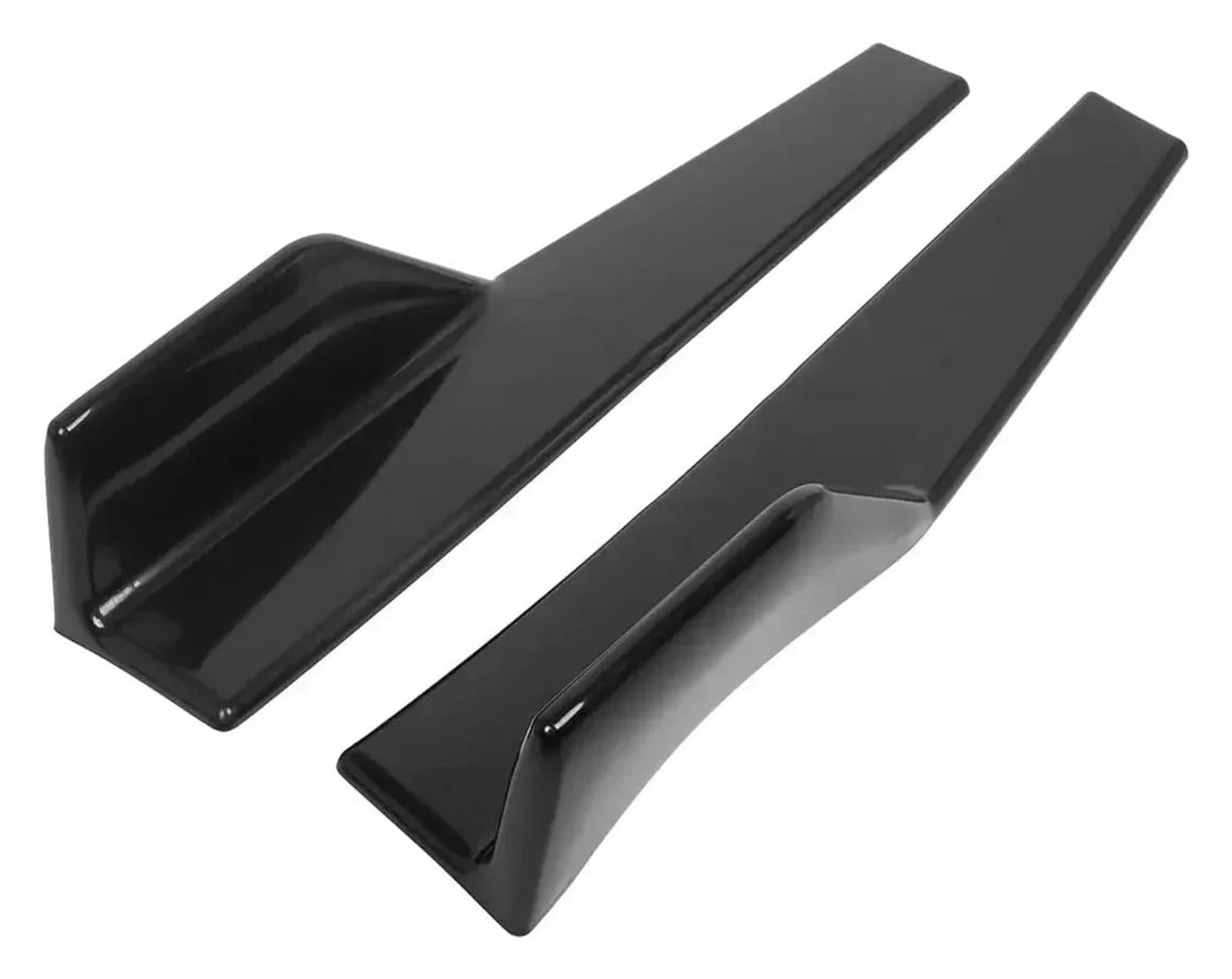 Auto Seitenschweller Für A3 Für A4 Für B6 Für A6 Für C6 Für A5 B7 Für Q5 Für C5 8P Für Q7 Für TT C7 Universal Seite Rock Körper Kit Spoiler Auto Seite Rock(Glossy Black) von Xxiucj